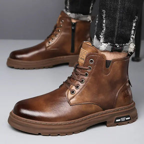 MartinBoots bottes en cuir véritable haut de gamme pour hommes