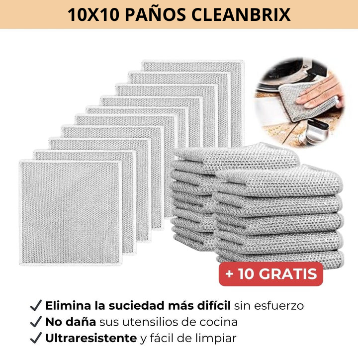 (DERNIÈRES UNITÉS !) Lingettes de nettoyage CleanBrix + CADEAU EXCLUSIF !