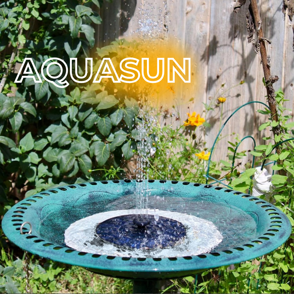 AquaSun - Fontaines extérieures à énergie solaire