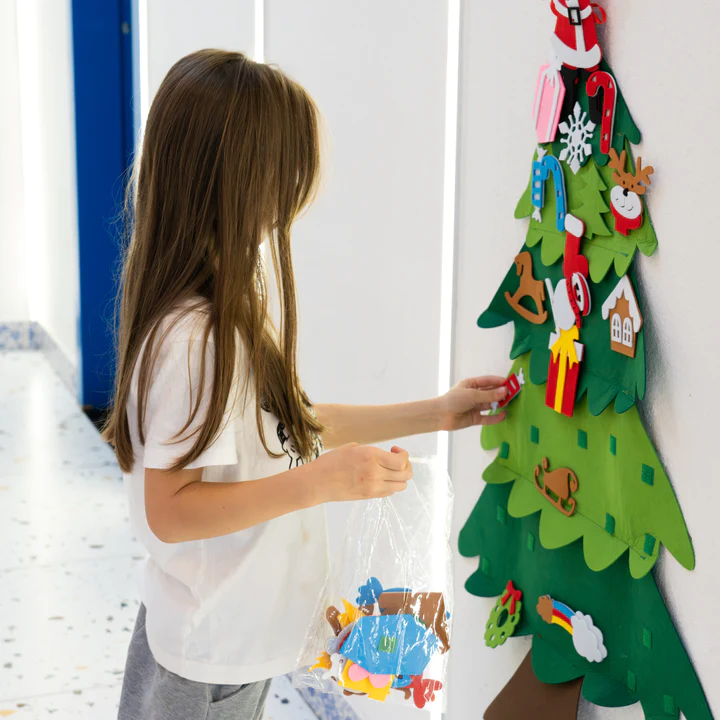 Brix Filz-Weihnachtsbaum für Kinder + kostenloser LED-Streifen