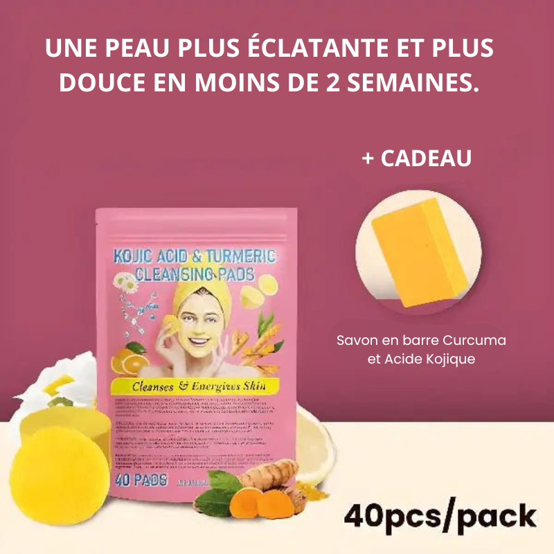 Magic Pads – blanchissants au curcuma et à l’acide kojique