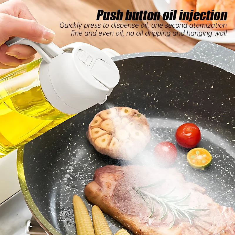 Distributeur d'huile 2 en 1 + Spatule cadeau